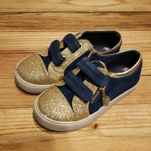 Gold Glitter kids sneaker